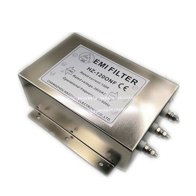 Plug In 120A Intput 55kw Frequency Inverter EMI Filter 3 Phase emc anechoic chamber and rf shielded room