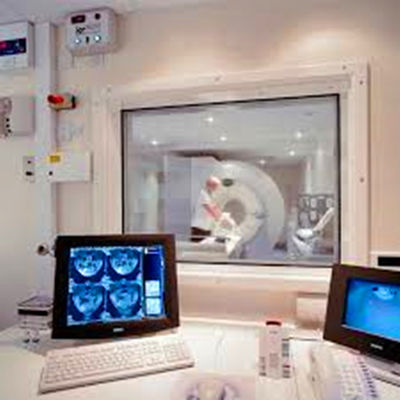 MRI magnetic shielded window for faraday cage