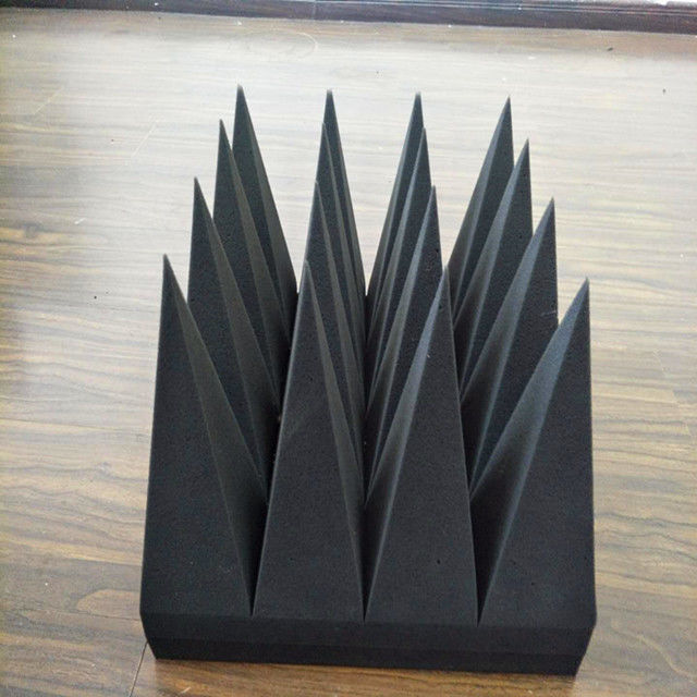 High Power RF Pyramid Absorber Foam Microwave Absorbing Materials rf shielding room emc anechoic chamber