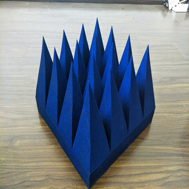 High Power Microwave Absorbing Foam Materials Rf Anechoic Chamber Absorber Materia rf shielding room emc anechoic chamberl
