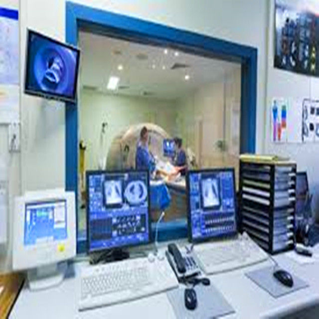 MRI magnetic shielded window for faraday cage